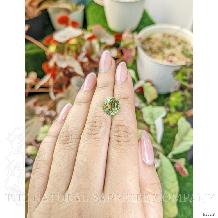 4.41 Ct. Yellowish Green Prasiolite from Brazil