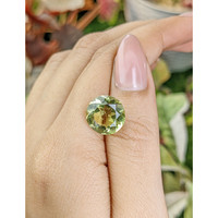5.74 Ct. Green Prasiolite from Brazil Life Style
