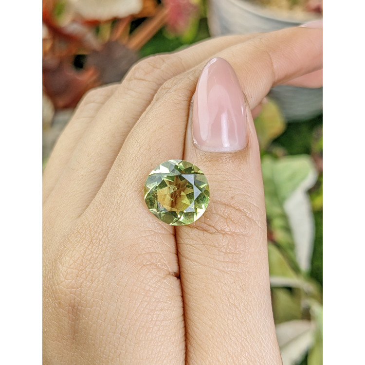 5.74 Ct. Green Prasiolite from Brazil