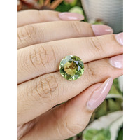 5.74 Ct. Green Prasiolite from Brazil Life Style