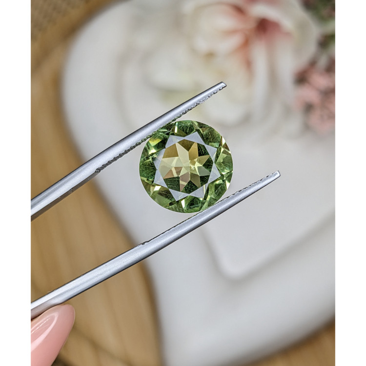 5.74 Ct. Green Prasiolite from Brazil