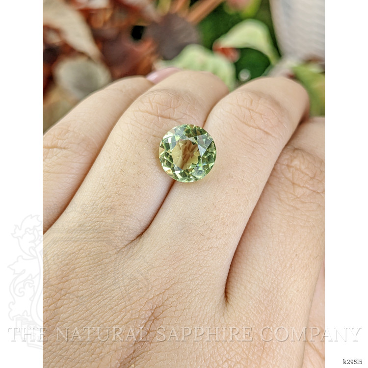4.83 Ct. Yellowish Green Prasiolite from Brazil