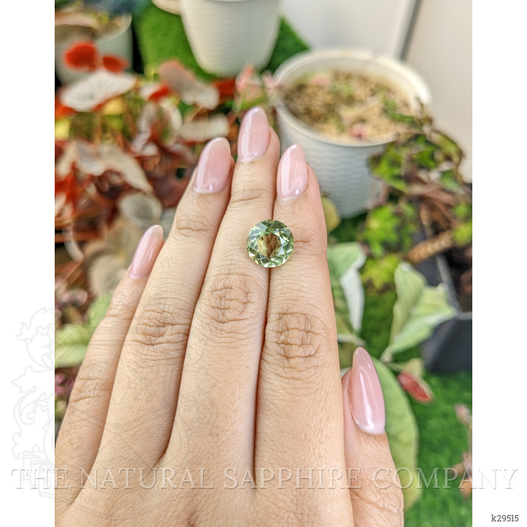 4.83 Ct. Yellowish Green Prasiolite from Brazil