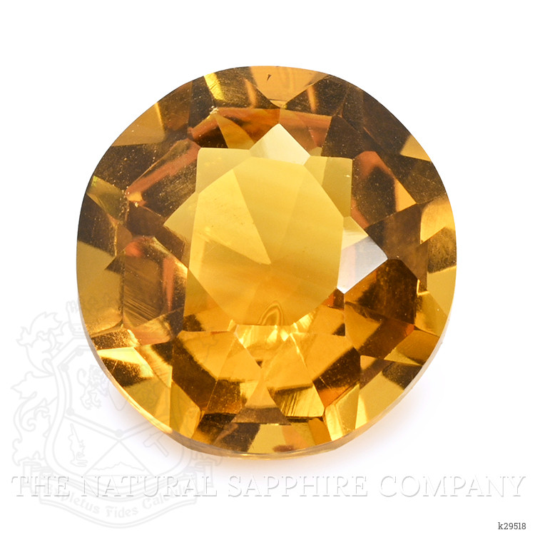 4.93 Ct. Orangish Yellow Citrine from Brazil