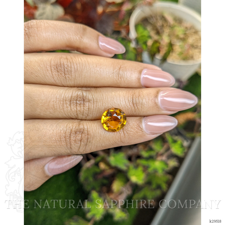 4.93 Ct. Orangish Yellow Citrine from Brazil