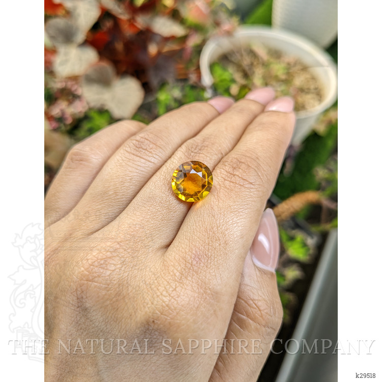 4.93 Ct. Orangish Yellow Citrine from Brazil