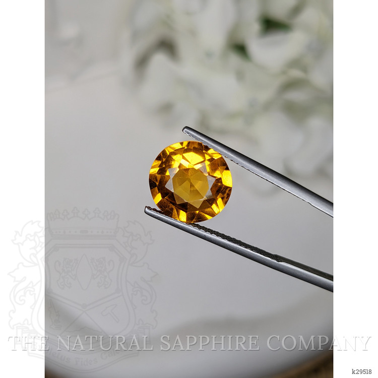 4.93 Ct. Orangish Yellow Citrine from Brazil