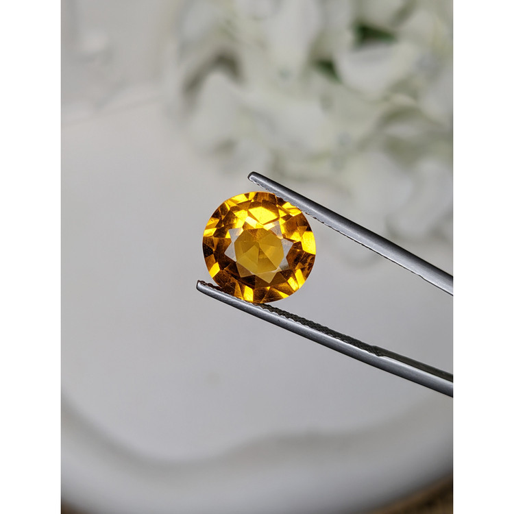 4.93 Ct. Orangish Yellow Citrine from Brazil