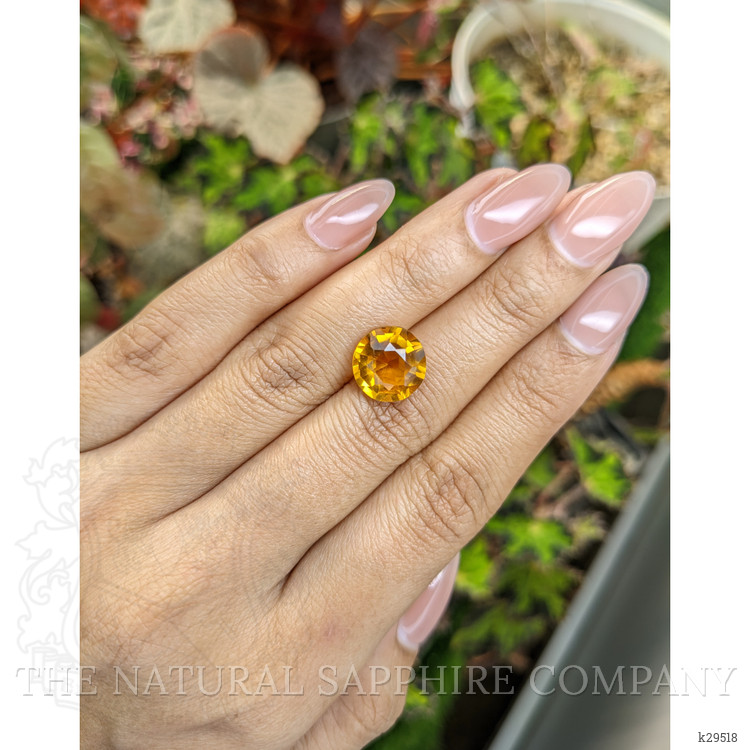 4.93 Ct. Orangish Yellow Citrine from Brazil