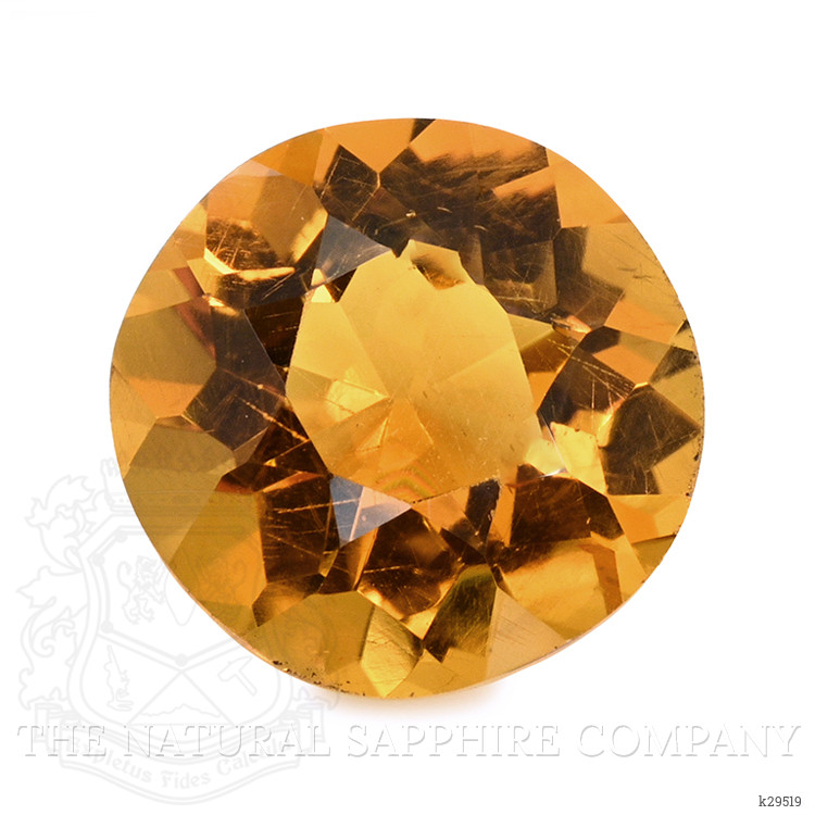 4.09 Ct. Orangish Yellow Citrine from Brazil