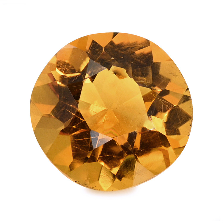 4.09 Ct. Orangish Yellow Citrine from Brazil