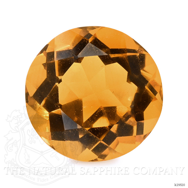 5.14 Ct. Orangish Yellow Citrine from Brazil