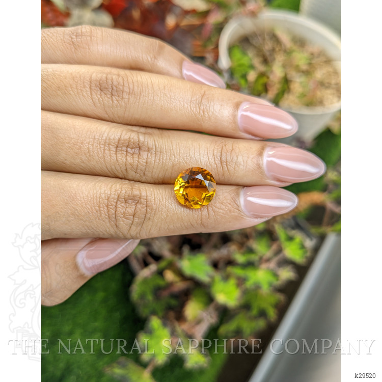 5.14 Ct. Orangish Yellow Citrine from Brazil