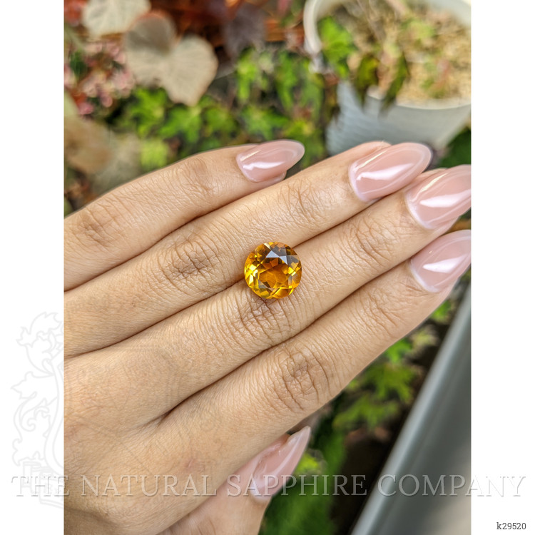5.14 Ct. Orangish Yellow Citrine from Brazil