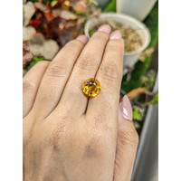 4.66 Ct. Yellowish Orange Citrine from Brazil Life Style