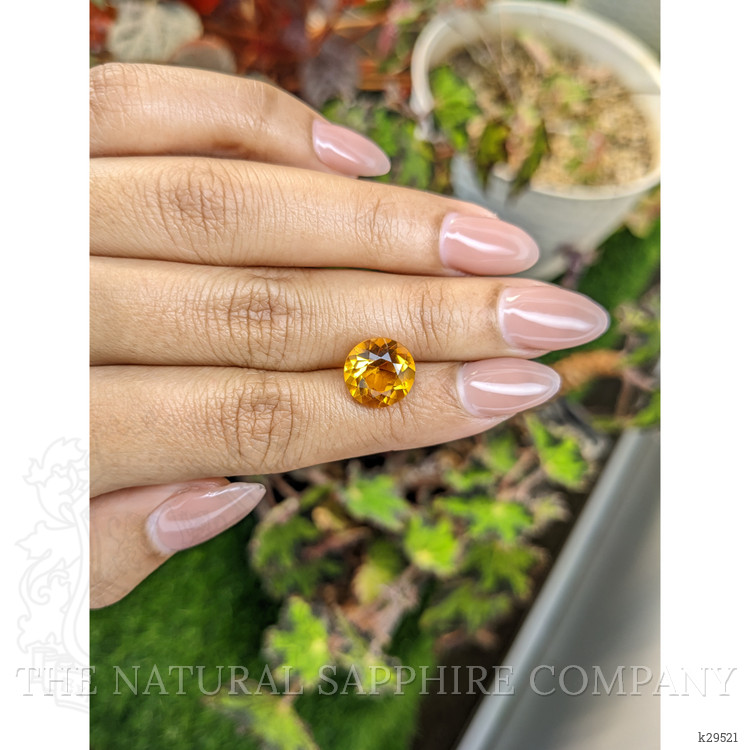 4.66 Ct. Yellowish Orange Citrine from Brazil