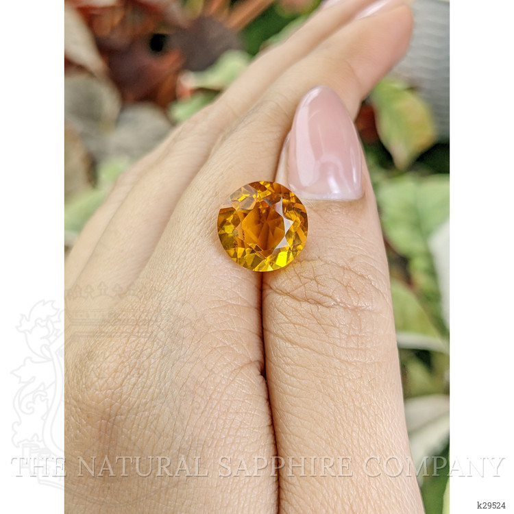 6.50 Ct. Orangish Yellow Citrine from Brazil