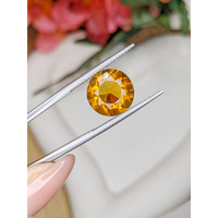 6.50 Ct. Orangish Yellow Citrine from Brazil Life Style