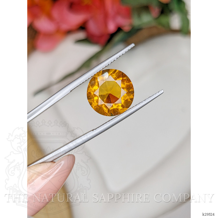 6.50 Ct. Orangish Yellow Citrine from Brazil