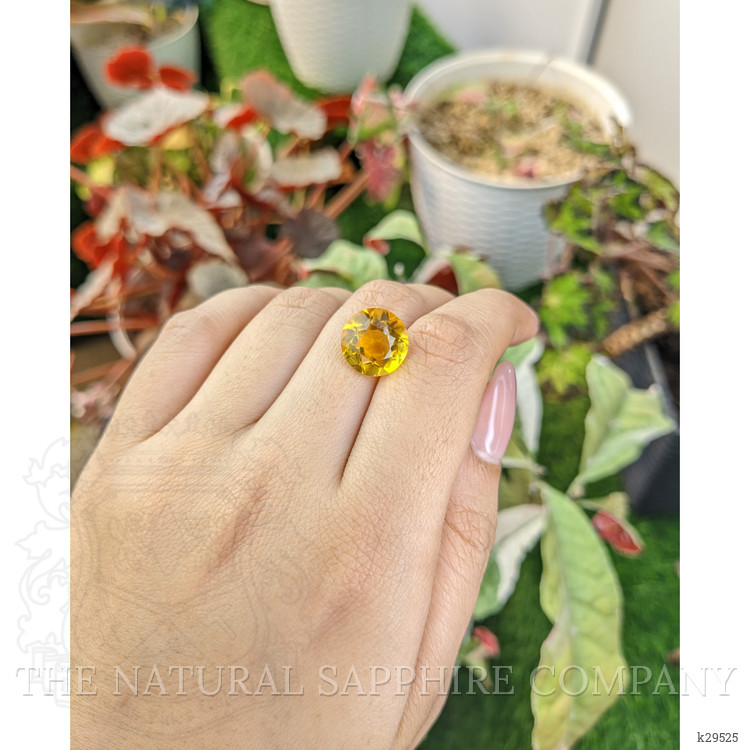 5.95 Ct. Yellow Citrine from Brazil