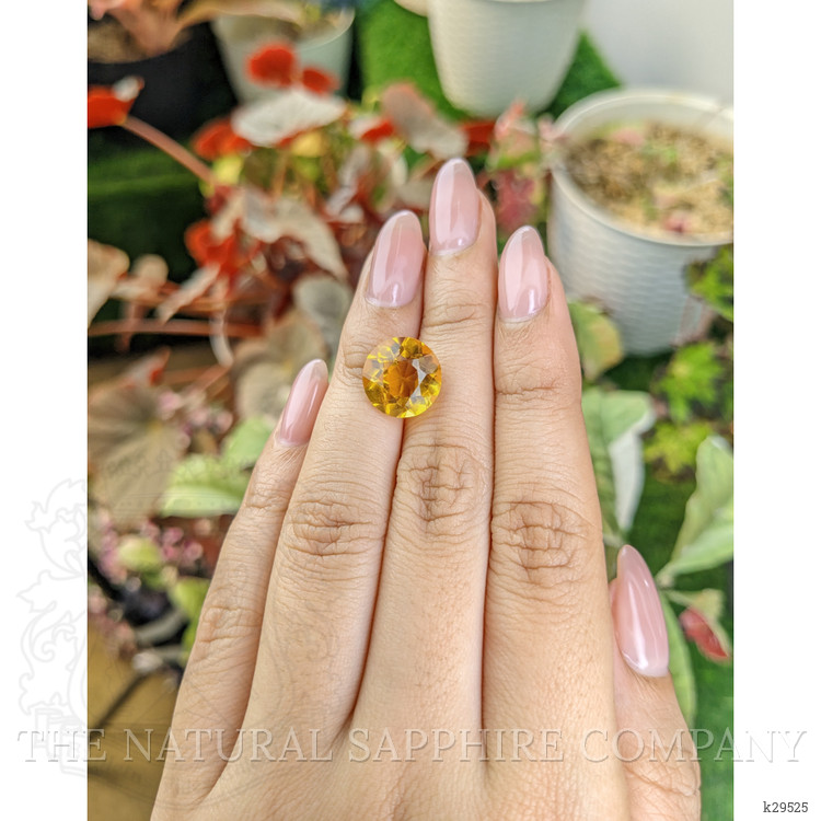 5.95 Ct. Yellow Citrine from Brazil