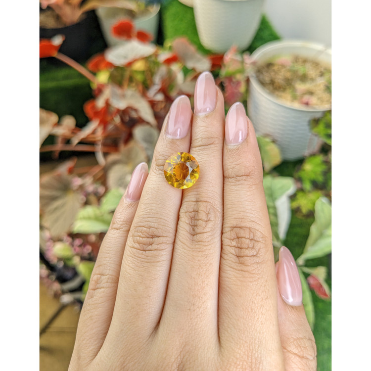 5.95 Ct. Yellow Citrine from Brazil