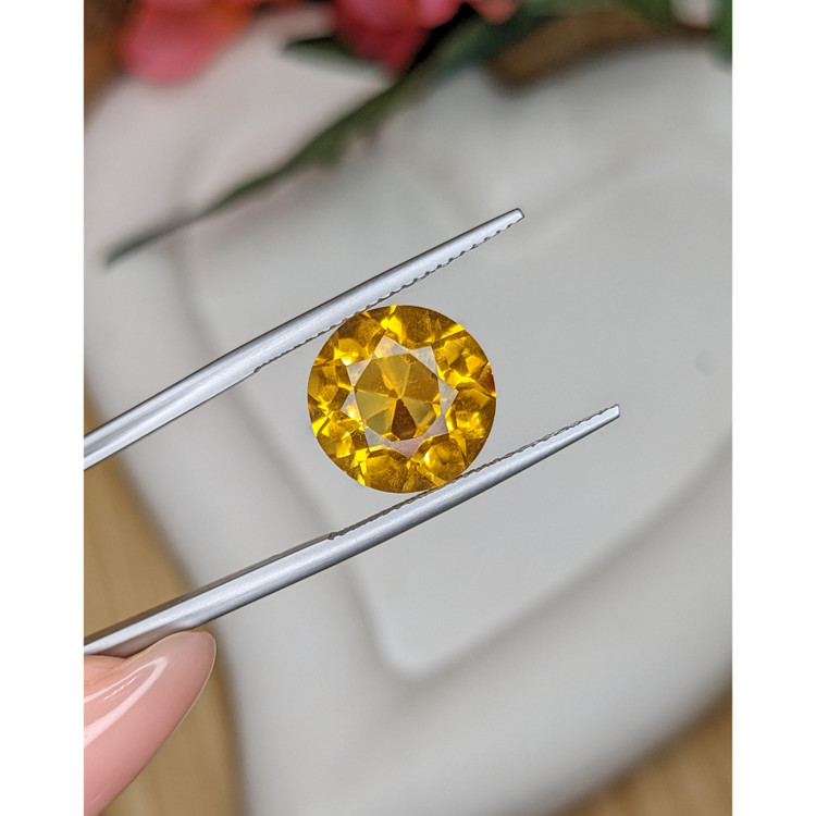 5.95 Ct. Yellow Citrine from Brazil