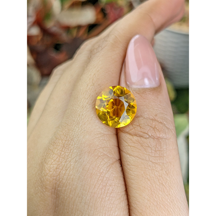 5.95 Ct. Yellow Citrine from Brazil