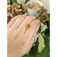 5.12 Ct. Yellow Citrine from Brazil Life Style