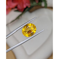 5.12 Ct. Yellow Citrine from Brazil Life Style