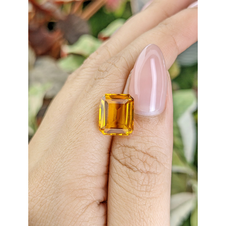 5.16 Ct. Yellowish Orange Citrine from Brazil