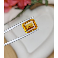 5.16 Ct. Yellowish Orange Citrine from Brazil Life Style