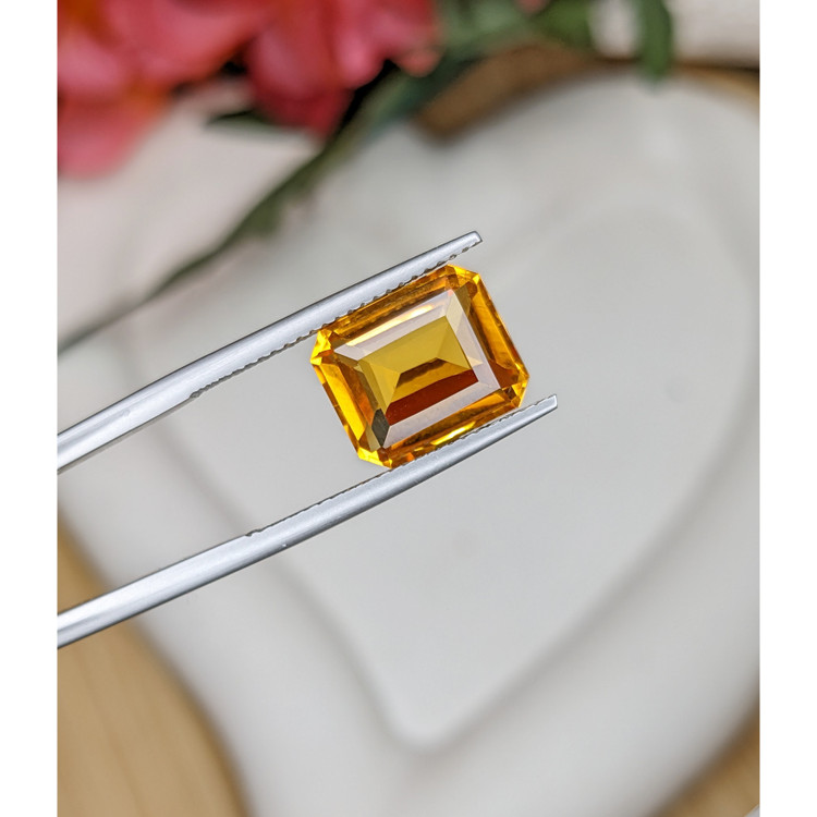 5.16 Ct. Yellowish Orange Citrine from Brazil