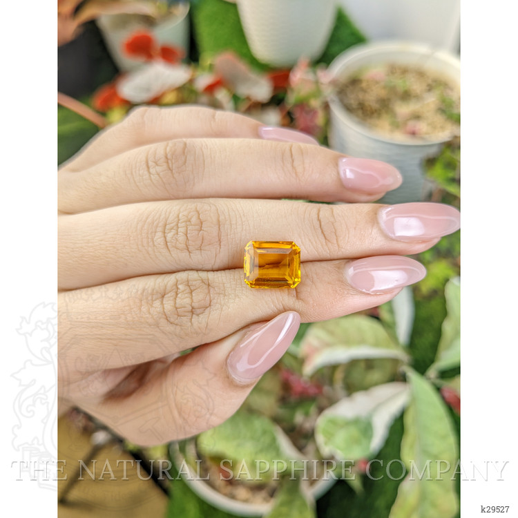 5.16 Ct. Yellowish Orange Citrine from Brazil