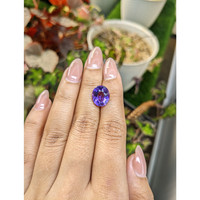 4.60 Ct. Purple Amethyst from Brazil Life Style