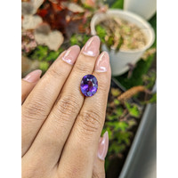 5.59 Ct. Purple Amethyst from Brazil Life Style