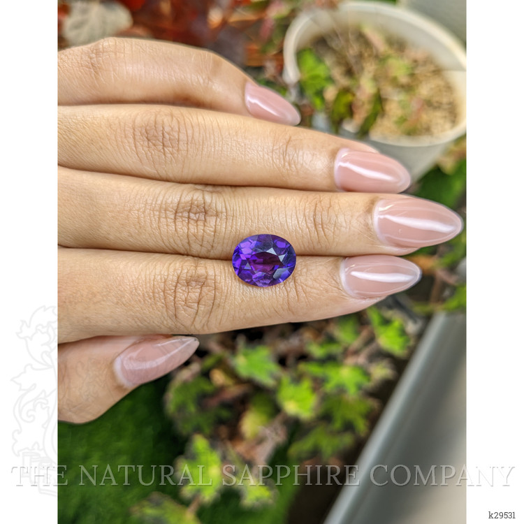 5.54 Ct. Purple Amethyst from Brazil