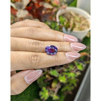 5.70 Ct. Purple Amethyst from Brazil Life Style