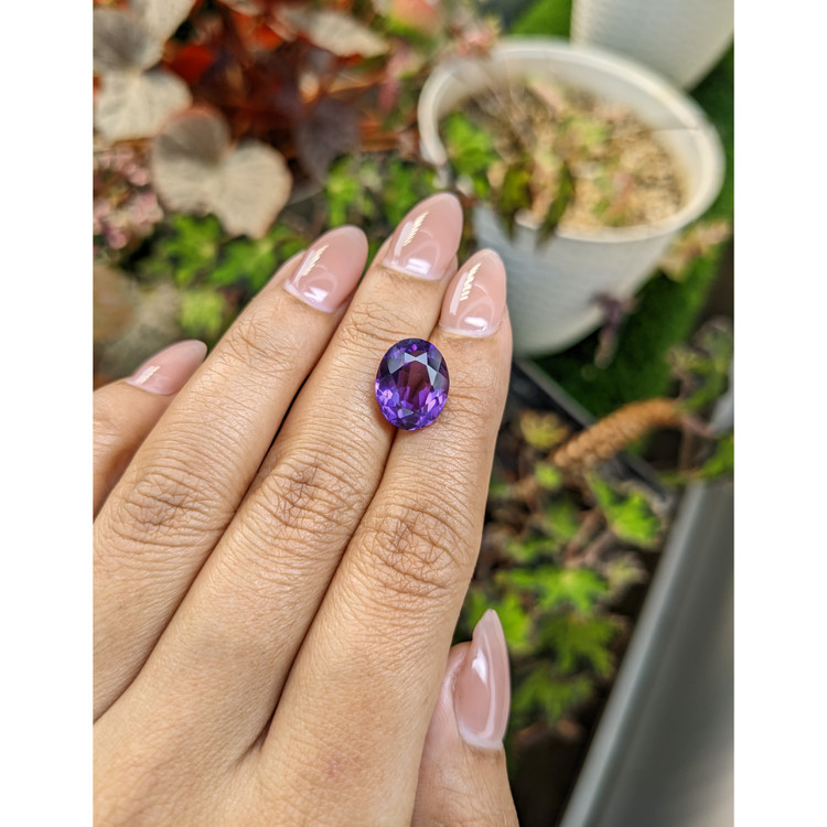 5.70 Ct. Purple Amethyst from Brazil