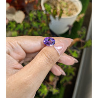 3.68 Ct. Purple Amethyst from Brazil Life Style