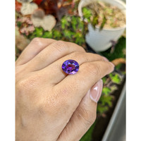 4.75 Ct. Purple Amethyst from Brazil Life Style
