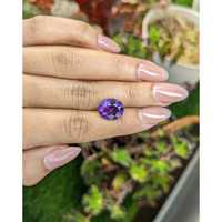 4.75 Ct. Purple Amethyst from Brazil Life Style