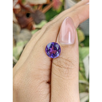 3.89 Ct. Purple Amethyst from Brazil Life Style