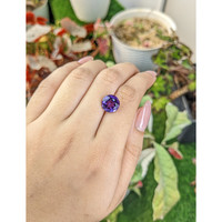 3.89 Ct. Purple Amethyst from Brazil Life Style