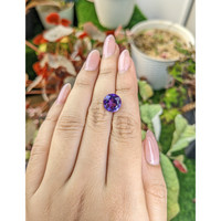 3.89 Ct. Purple Amethyst from Brazil Life Style