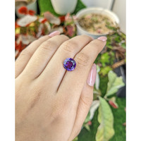 3.47 Ct. Purple Amethyst from Brazil Life Style