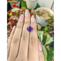 3.47 Ct. Purple Amethyst from Brazil Life Style