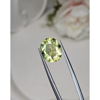5.51 Ct. Yellowish Green Prasiolite from Madagascar Life Style