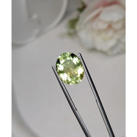 5.72 Ct. Yellowish Green Prasiolite from Brazil Life Style