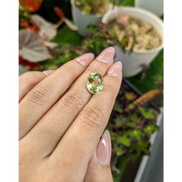 5.72 Ct. Yellowish Green Prasiolite from Brazil Life Style